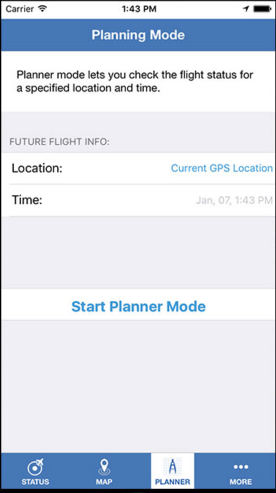 B4UFly planner mode