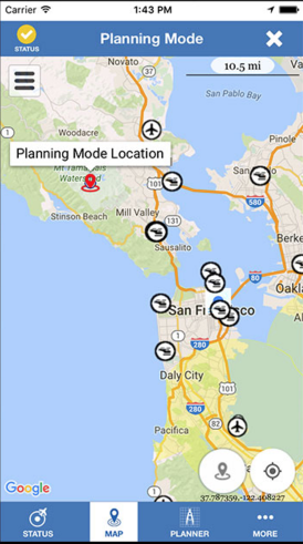 B4UFly flight planner