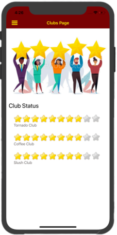 Club Holiday punch-card clubs