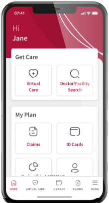 Gia home — Get Care and My Plan