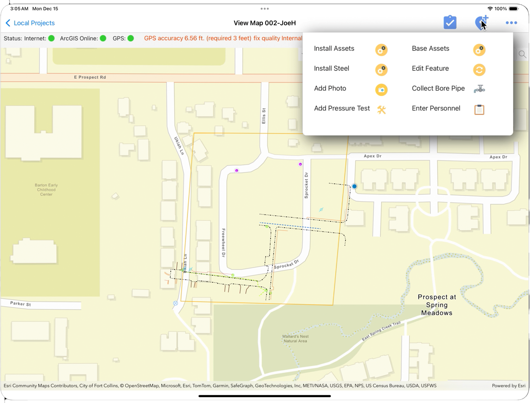 RamTech gMobile Esri ArcGIS map tools for field inspection
